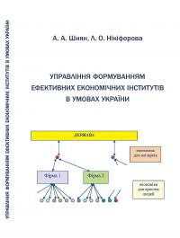 Обкладинка для Управління формуванням ефективних економічних інститутів в умовах України