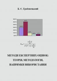 Обкладинка для Методи експертних оцінок: теорія, методологія, напрямки використання