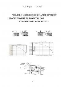 Обкладинка для Числове моделювання методом граничних елементів процесу деформування та розвитку зон граничного стану ґрунту