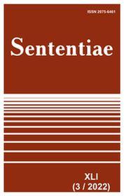 Обкладинка для Sententiae, Том XLI, № 3, 2022