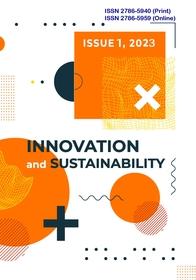 Обкладинка для Innovation and sustainability, № 1, 2023