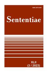 Обкладинка для SENTENTIAE, Том XLІІ, № 3, 2023