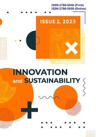 Cover for Innovation and sustainability, № 2, 2023