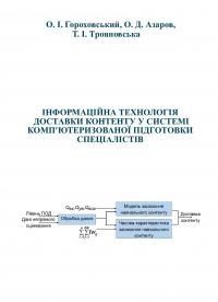 Обкладинка для Інформаційна технологія доставки контенту у системі комп’ютеризованої підготовки спеціалістів