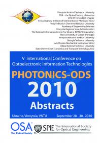 Обкладинка для Оптоелектронні інформаційні технології «Фотоніка ОДС– 2010»