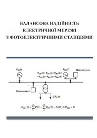 Обкладинка для Балансова надійність електричної мережі з фотоелектричними станціями