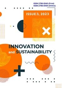 Обкладинка для Innovation and sustainability, № 3, 2023